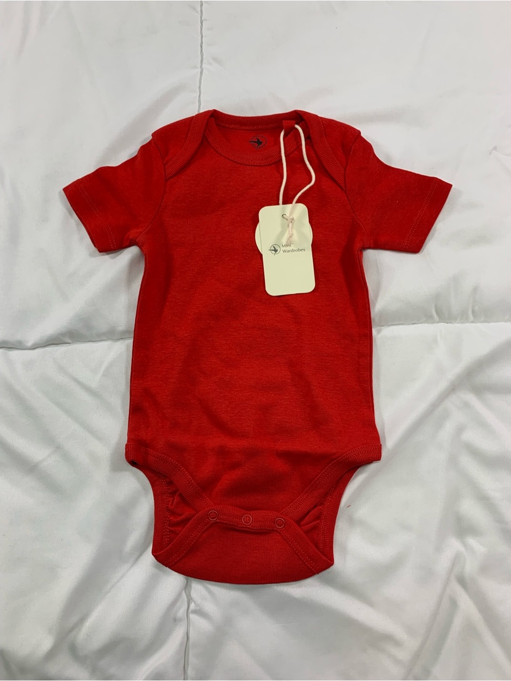New Mini Wardrobes onesie size 3–6 M